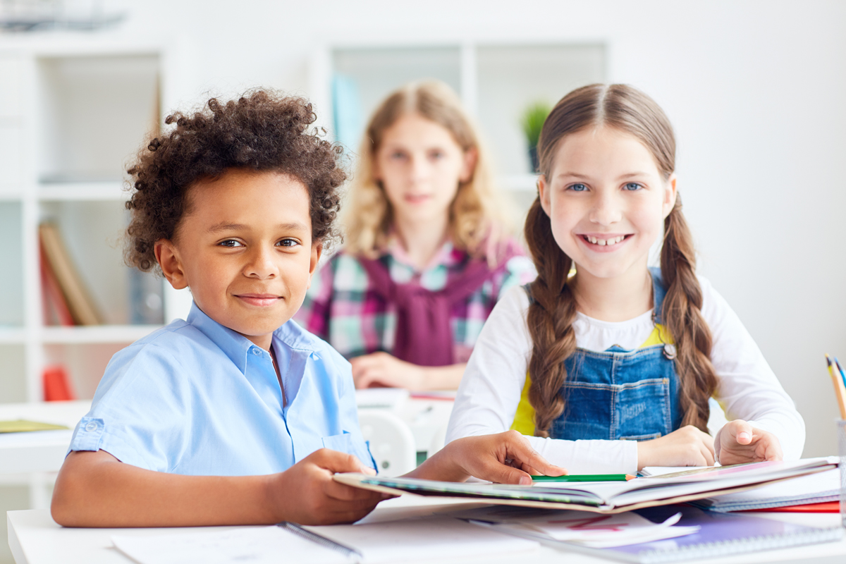 Students studying at Ibrahim Tuition Centre